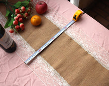 Load image into Gallery viewer, Hessian Burlap Table Cloth Runner
