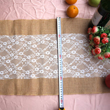 Load image into Gallery viewer, Hessian Burlap Table Cloth Runner
