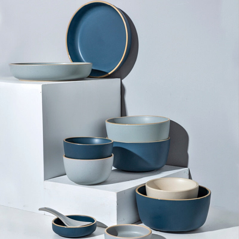 ANTOWALL Nordic ceramic porcelain plates