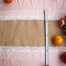 Load image into Gallery viewer, Hessian Burlap Table Cloth Runner
