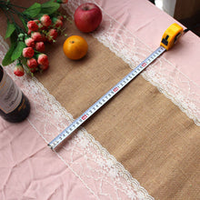 Load image into Gallery viewer, Hessian Burlap Table Cloth Runner
