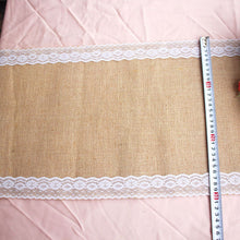 Load image into Gallery viewer, Hessian Burlap Table Cloth Runner
