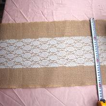 Load image into Gallery viewer, Hessian Burlap Table Cloth Runner
