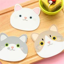 Load image into Gallery viewer, Cat Shaped Tea Coaster Cup Holder Mat
