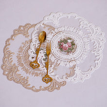 Load image into Gallery viewer, European Style Lace Insulation Plate Mat
