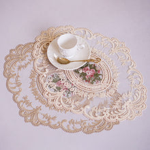 Load image into Gallery viewer, European Style Lace Insulation Plate Mat
