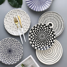 Load image into Gallery viewer, Nordic Creative Geometric Design Plates
