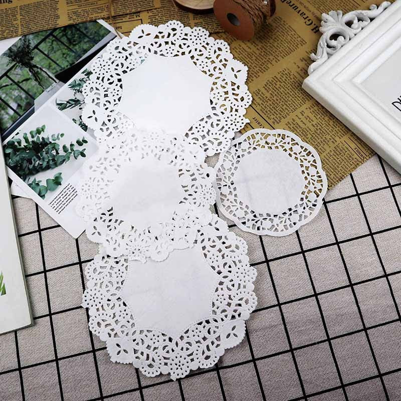 Round Paper Lace Doilies Party Decorative Tableware – MAE COMMERCE