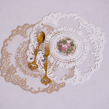 Load image into Gallery viewer, European Style Lace Insulation Plate Mat
