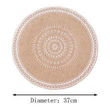 Load image into Gallery viewer, European Style Lace Insulation Plate Mat
