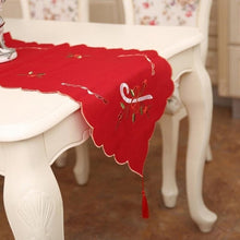 Load image into Gallery viewer, Christmas Fabric Printed Table Runner
