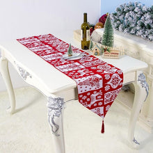 Load image into Gallery viewer, Christmas Fabric Printed Table Runner
