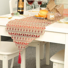 Load image into Gallery viewer, Christmas Fabric Printed Table Runner
