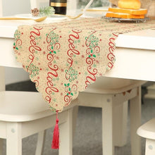 Load image into Gallery viewer, Christmas Fabric Printed Table Runner
