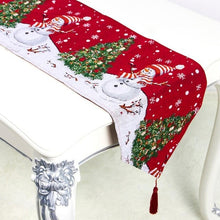 Load image into Gallery viewer, Christmas Fabric Printed Table Runner
