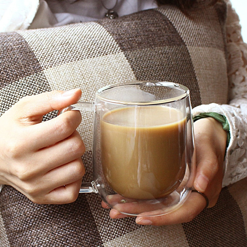 Double Wall Glass Mug