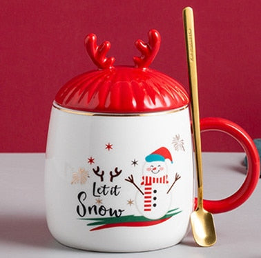 Antlers Christmas Gift Cup